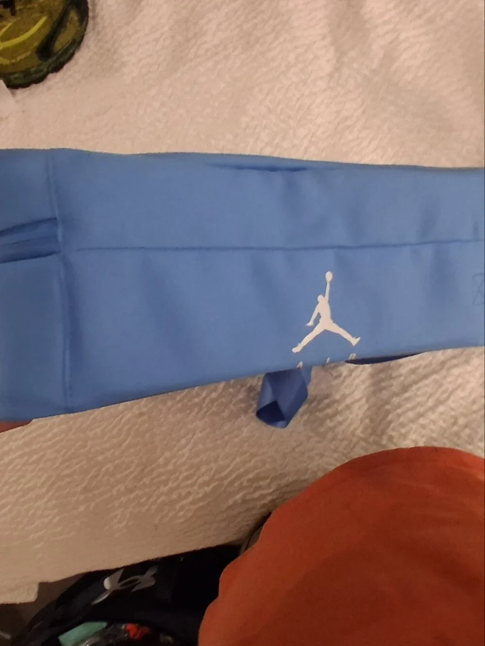 Jordan Light Blue Shoe Bag with White Jumpman